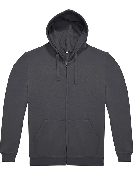 B&C ID.224 Zip Hood Unisex mikina s kapucí 01.I224 dark grey B&C ID.224 Zip Hood Unisex mikina s kapucí 01.I224 dark grey