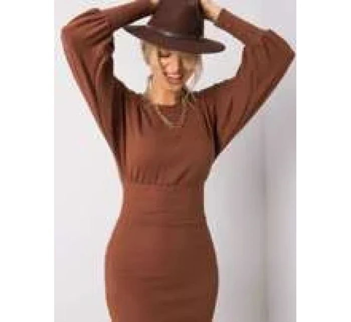 Šaty RV SK 6079.65 hnědá Šaty RV SK 6079.65 hnědá