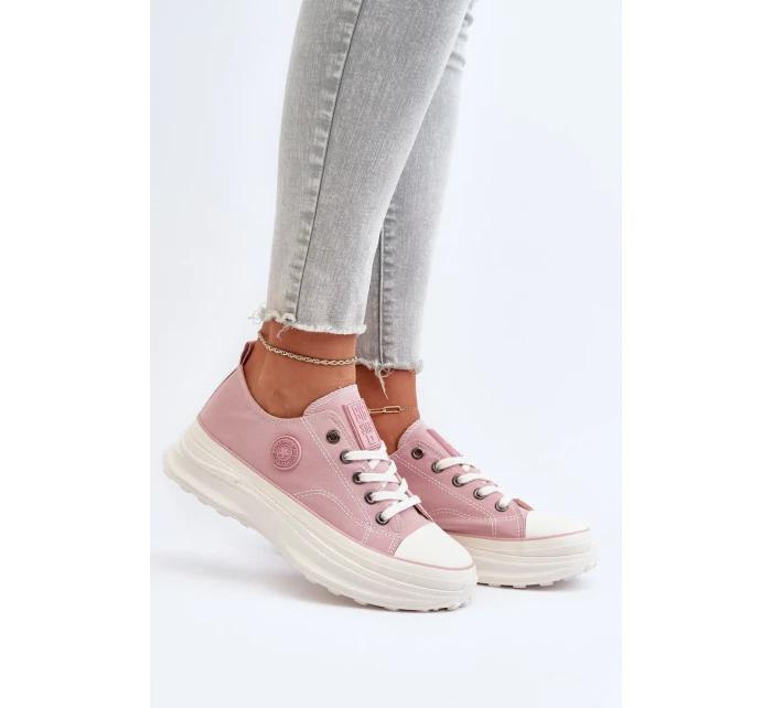 Dámské tenisky na masivní podrážce Big Star Pink Dámské tenisky na masivní podrážce Big Star Pink