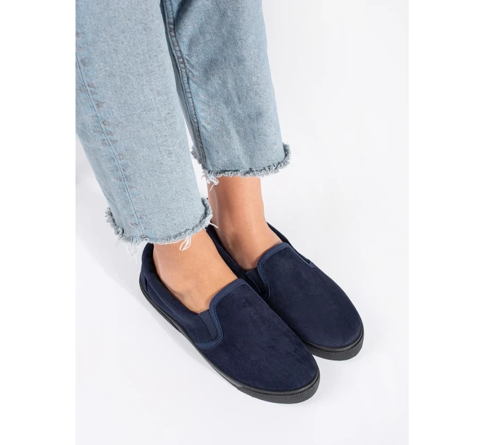 Klasické dámské  polobotky  bez podpatku