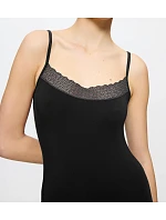 Feel of Modal Spaghetti Top 2P - BLACK - TRIUMPH BLACK - TRIUMPH