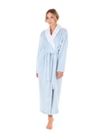 Dámský župan Flora 2556 jednobarevný ledově modrá - Vestis Dámský župan Flora 2556 jednobarevný ledově modrá - Vestis
