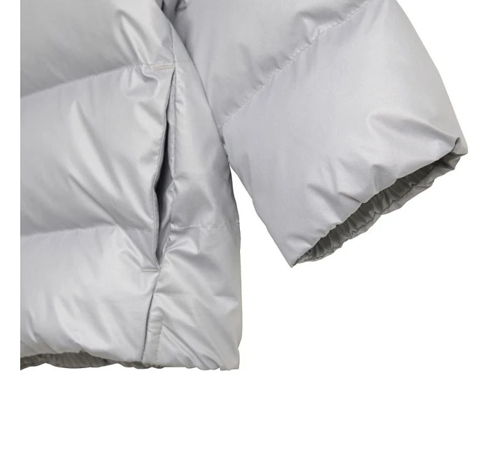 Dětská bunda adidas Synthetic Down Glam Silver JM8870