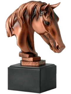 Odlévaná figurka - hlava koně RFST2060