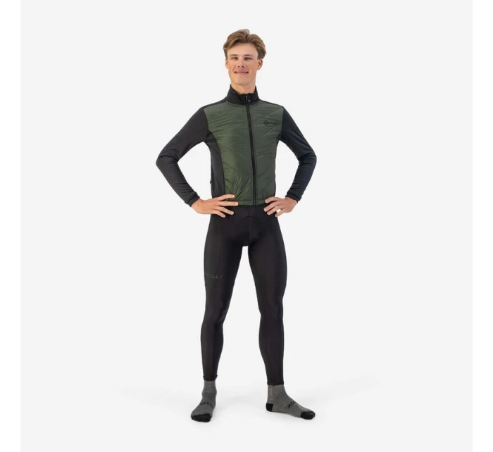 Zimní bunda Rogelli WADDED II zeleno-černá S