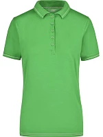 Daiber JN 568 Dámské žerzejové elastické polo 02.0568 lime green/white