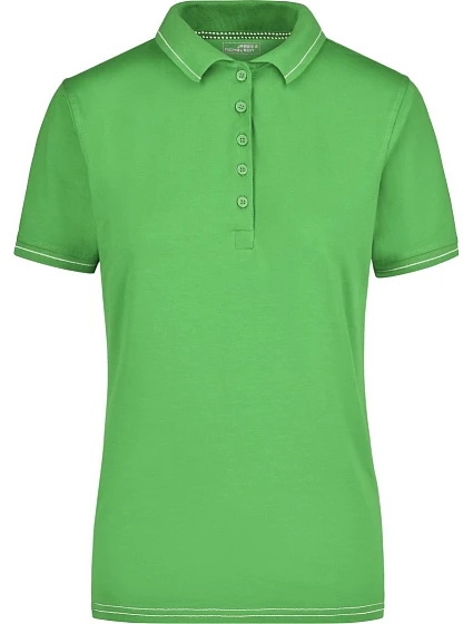 Daiber JN 568 Dámské žerzejové elastické polo 02.0568 lime green/white