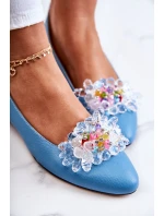 Kožené baleríny s zdobením model 21584377 - Boto