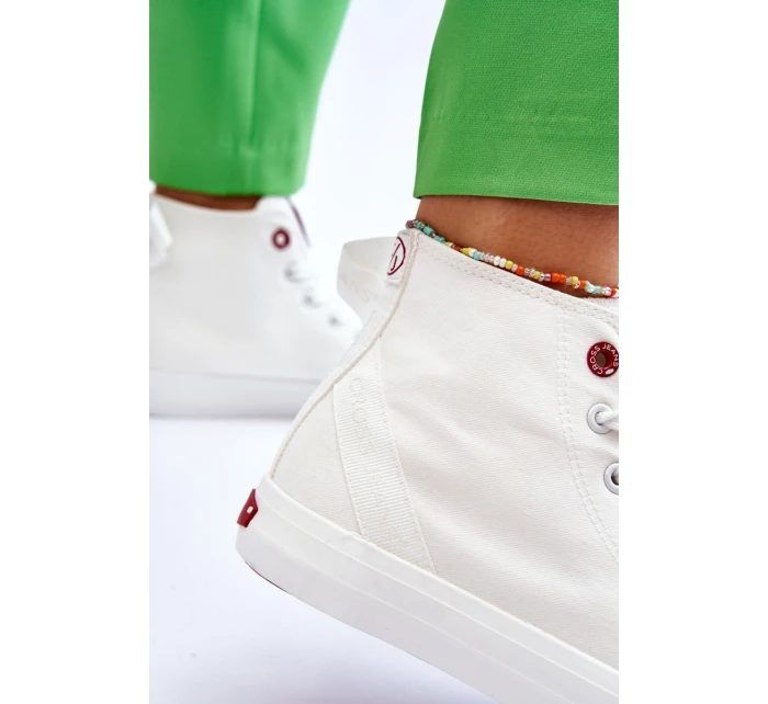 Dámské klasické vysoké tenisky Cross Jeans LL2R4086C Bílé Dámské klasické vysoké tenisky Cross Jeans LL2R4086C Bílé