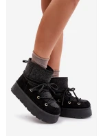 Sněhule S Na Platformě Černé model 21676673 - Boto Sněhule S Na Platformě Černé model 21676673 - Boto