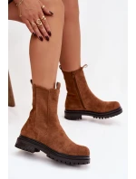 Dámské boty na zip Camel model 21758928 - Boto
