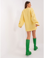 Sweter AT SW  jasny żółty model 18884750 - FPrice
