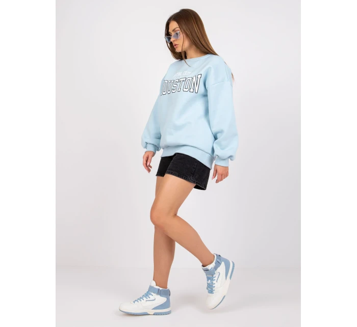 Mikina EM BL 617 model 17047518 světle modrá - FPrice Mikina EM BL 617 model 17047518 světle modrá - FPrice