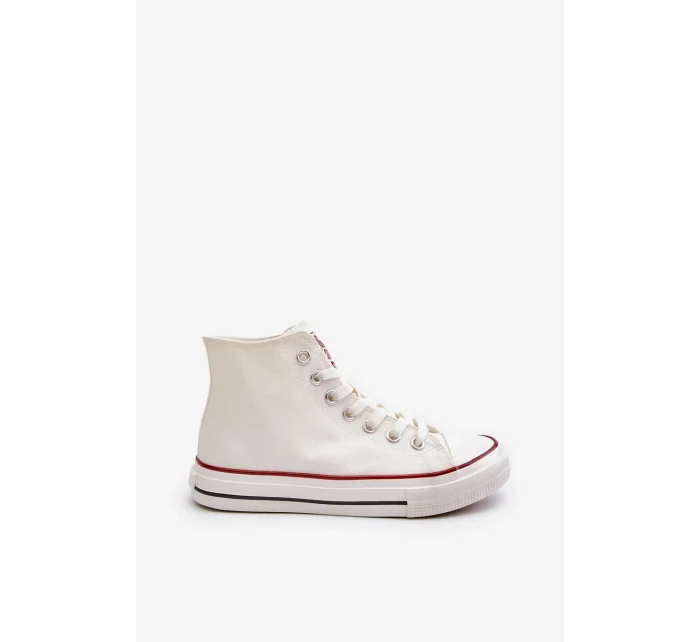 Dámské vysoké tenisky Big Star Bílé Dámské vysoké tenisky Big Star Bílé