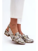 Sandály na podpatku  model 197172 Step in style