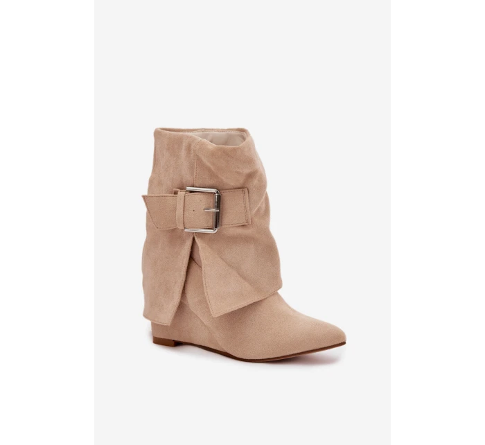 Boty na podpatku model 217186 Step in style Boty na podpatku model 217186 Step in style