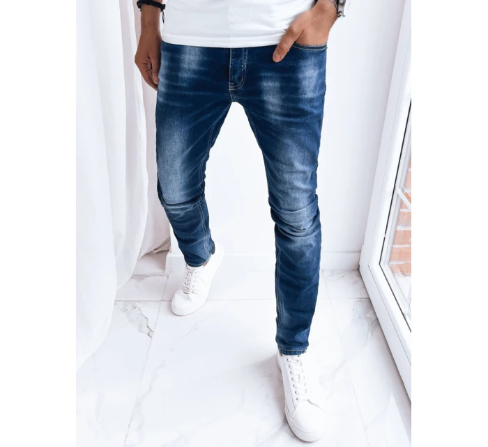 Pánské modré džínové kalhoty FashionStreet UX3990 Pánské modré džínové kalhoty FashionStreet UX3990