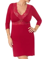 Dámská noční košilka Margo wine - Donna Dámská noční košilka Margo wine - Donna