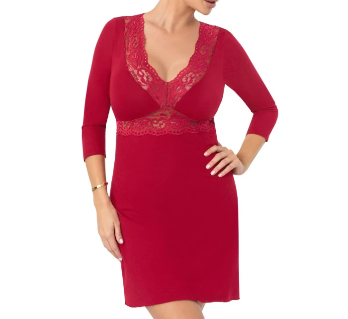 Dámská noční košilka Margo wine - Donna Dámská noční košilka Margo wine - Donna