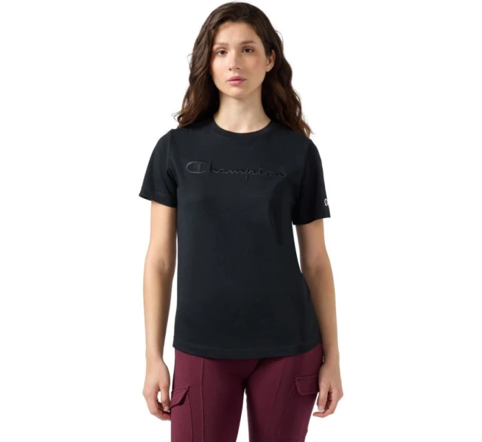 Dámské tričko Champion SS Tee černé 118382 KK001 Dámské tričko Champion SS Tee černé 118382 KK001