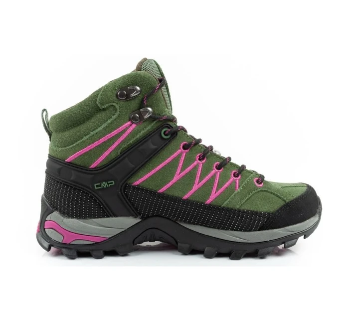 Rigel dámské trekové boty kožené model 21757138 nepromokavé kotníkové boty zelené dámské - CMP