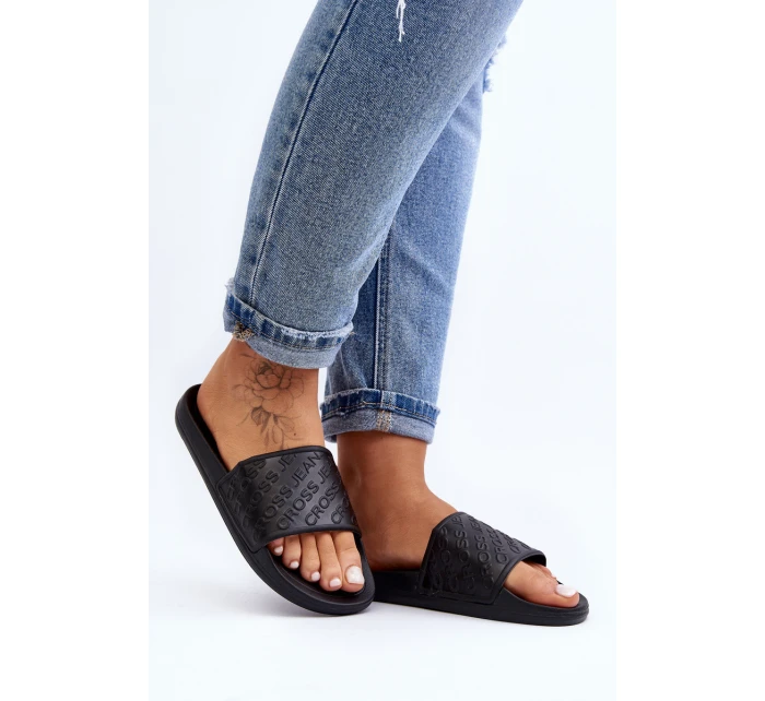 Dámské žabky Cross Jeans FF2R4153C Černé