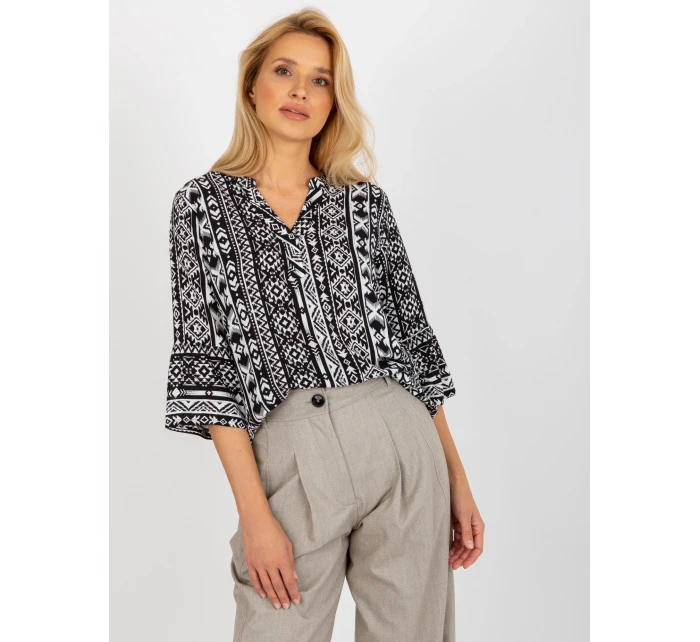 Dámská halenka D73771M11062C černá - FPrice