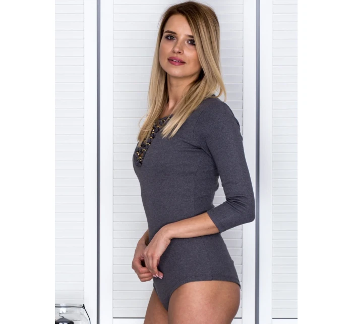 Dámské body EN BO 4296.03 tmavě šedé