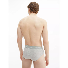 Pánské spodní prádlo 3P HIP BRIEF 0000U2661GYKS - Calvin Klein