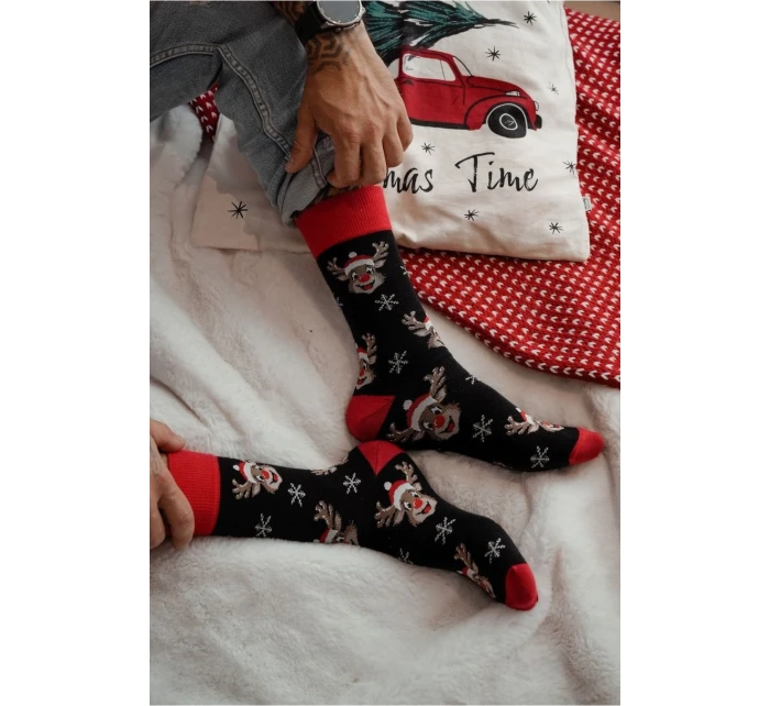Pánské vánoční ponožky Smiling reindeer 1290.033