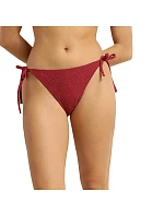 Dámské plavky DIM SWIMWEAR SHELL SLIP - DIM - tmavě červená Dámské plavky DIM SWIMWEAR SHELL SLIP - DIM - tmavě červená