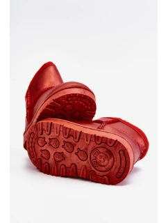 Dětské sněhule s kožešinou Červené model 21605368 - Boto