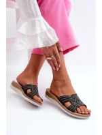 Pohodlné Dámské Žabky S  Černé model 21664611 - Inblu