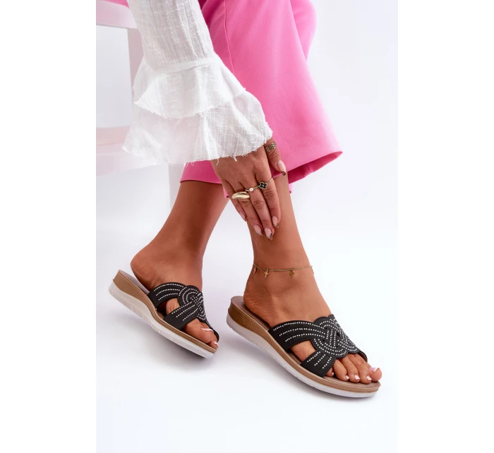 Pohodlné Dámské Žabky S  Černé model 21664611 - Inblu