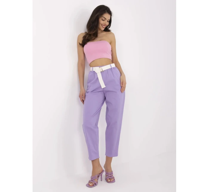 Kalhoty DHJ SP model 20969335 světle fialové - FPrice Kalhoty DHJ SP model 20969335 světle fialové - FPrice