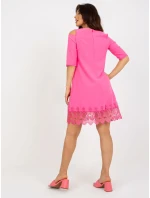 Dámské šaty LK SK 506416 růžové