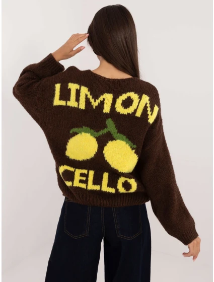 Jumper MI SW 2108.92 hnědý Jumper MI SW 2108.92 hnědý