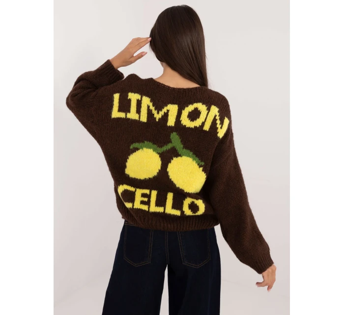 Jumper MI SW 2108.92 hnědý Jumper MI SW 2108.92 hnědý