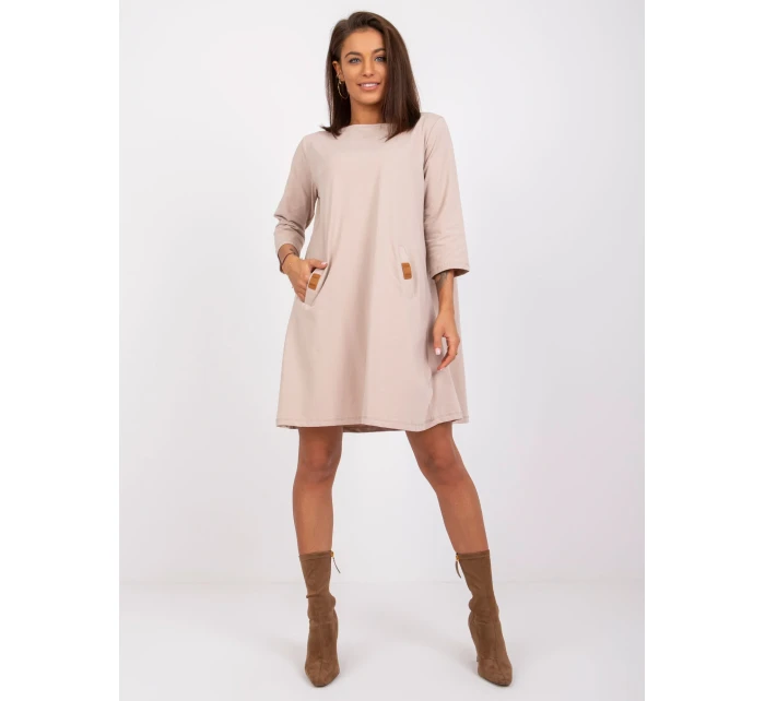 Šaty RV SK 6274.36P béžová