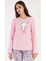 Dámské pyžamo dlouhé Kotě