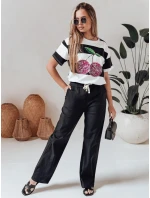 Dámské ležérní kalhoty s širokými nohavicemi BOHO DAY black FashionStreet UY2647