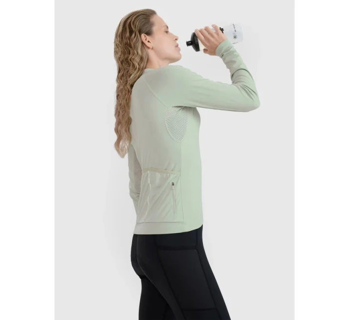 Dámské cyklistické tričko s dlouhým rukávem 4F 4FWSS25TFLOF343-47S Dámské cyklistické tričko s dlouhým rukávem 4F 4FWSS25TFLOF343-47S