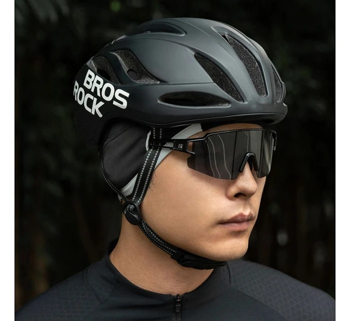 Rockbros M016 zimní větruodolná cyklistická čepice velikost 54-61 cm - černá