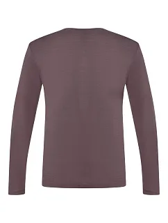 Koszulka z długim rękawem męska SUPER.NATURAL M Mountain Rise LS fioletowa pánské