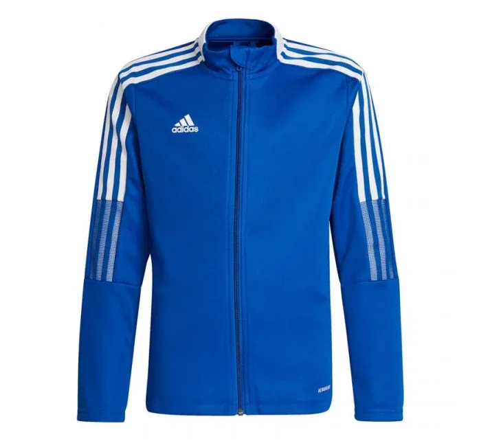 Dětská fotbalová mikina Tiro 21 Track GM7315 modrá - Adidas Dětská fotbalová mikina Tiro 21 Track GM7315 modrá - Adidas