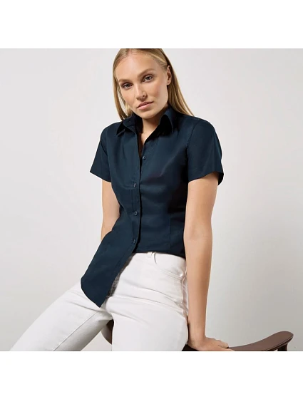 KK 360 Pracovní halenka Oxford s krátkým rukávem white model 22419750 - Kustom Kit KK 360 Pracovní halenka Oxford s krátkým rukávem white model 22419750 - Kustom Kit