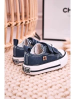 Dětské Tenisky Na Suchý Zip BIG STAR model 21545397 Tmavě Modré - Big Star Shoes Dětské Tenisky Na Suchý Zip BIG STAR model 21545397 Tmavě Modré - Big Star Shoes