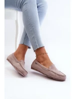 Dámské lodičky z semiše fialové model 21659278 - Boto