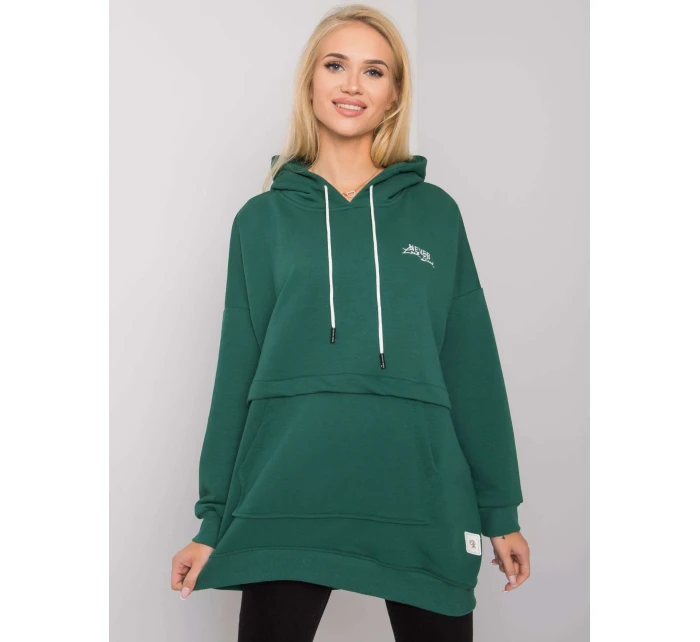 Mikina RV BL 7095.30P tmavě zelená