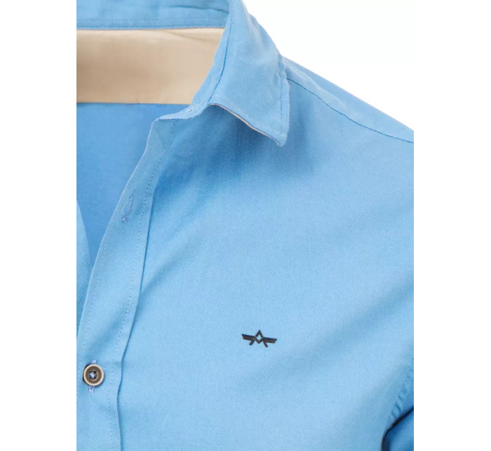 Modrá pánská košile Dstreet DX2307